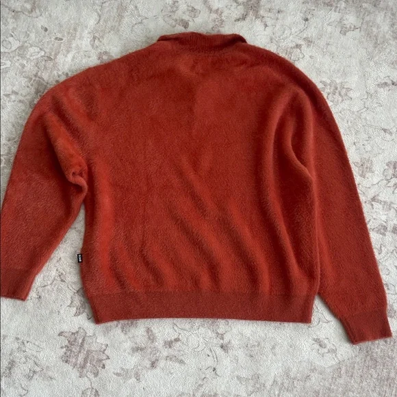 Simons Deep Rust Men's Sweater - Picture 5 of 5